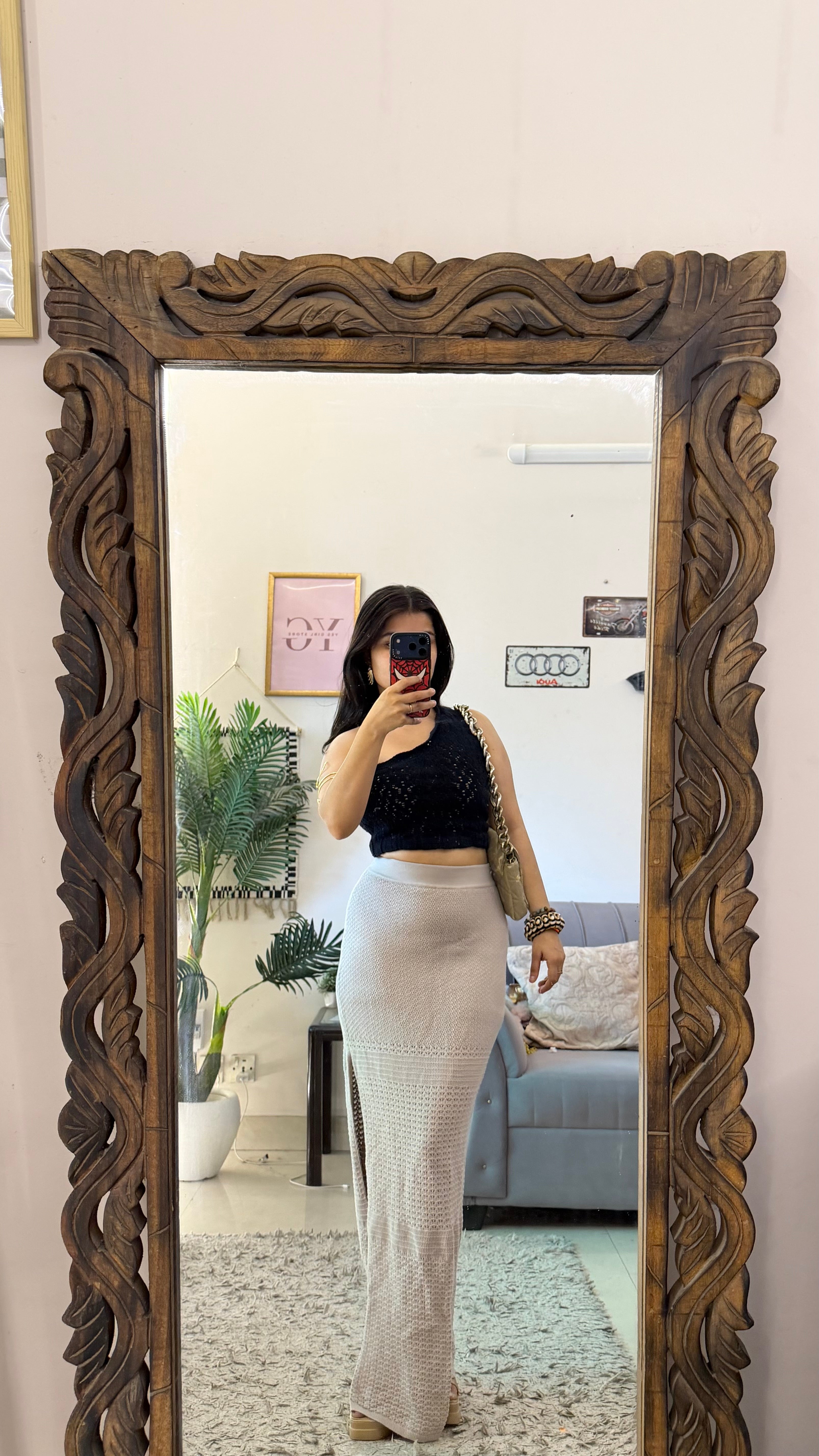 70 Crochet Skirt 24-28w/40L