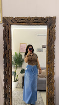 88 Pinterest denim skirt W36/36L