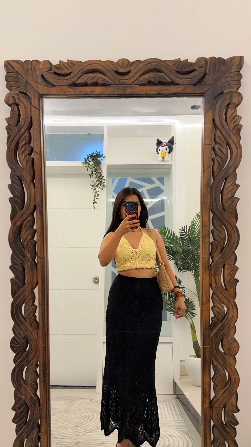 50 Summer Crochet Skirt 26-32 waist/l: 36