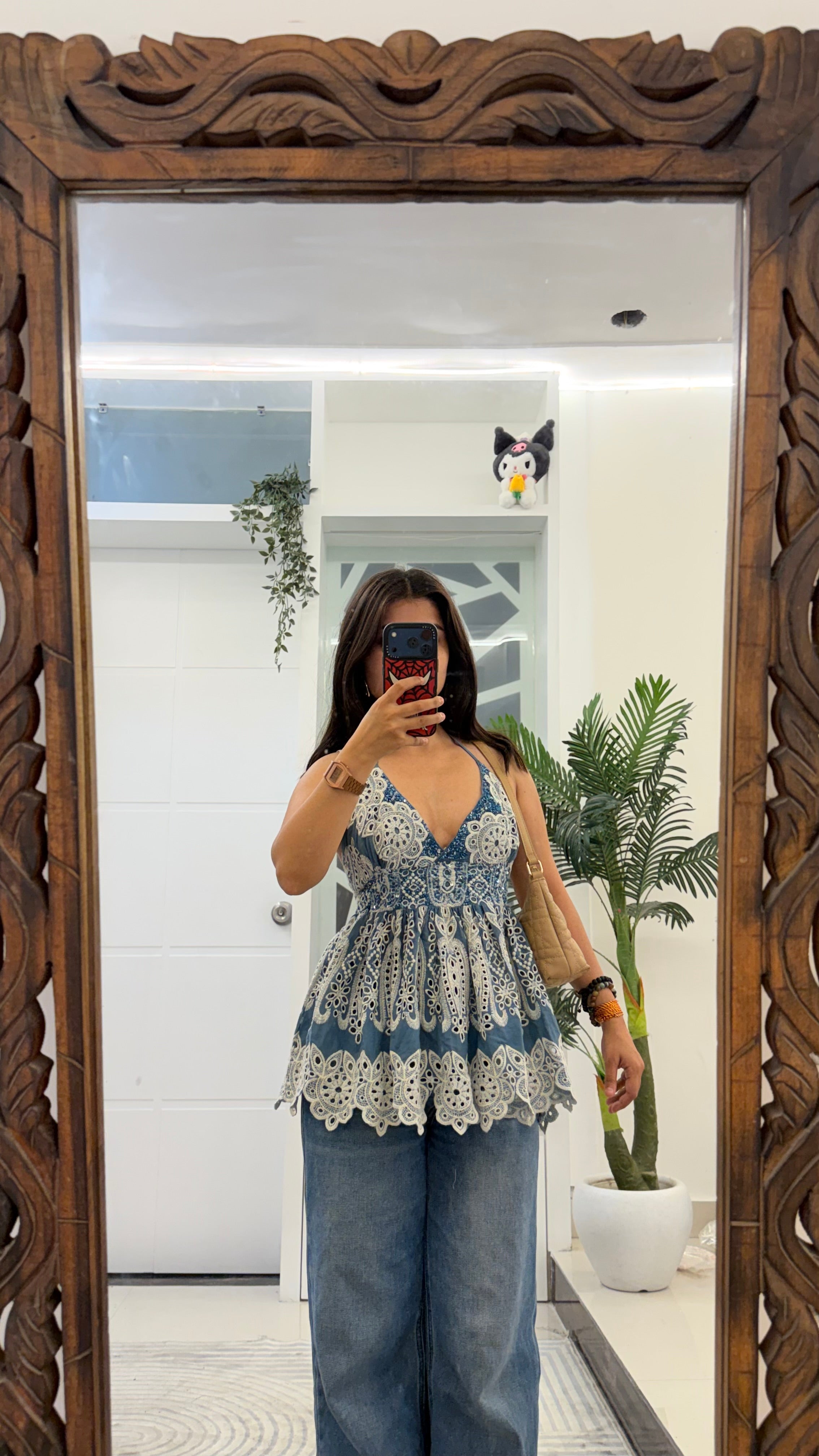15 indo western top 32-34 bust ( heavy work)