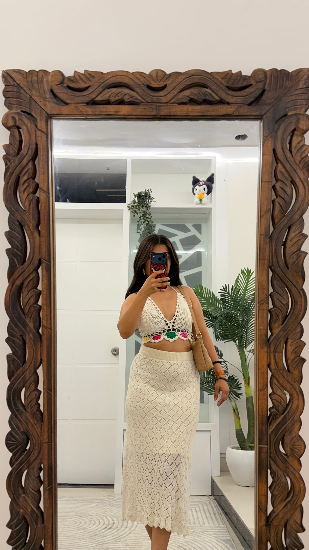 12 Crochet Skirt 26-30 waist/l: 31