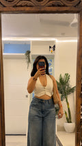 105 denim top 30-32 bust