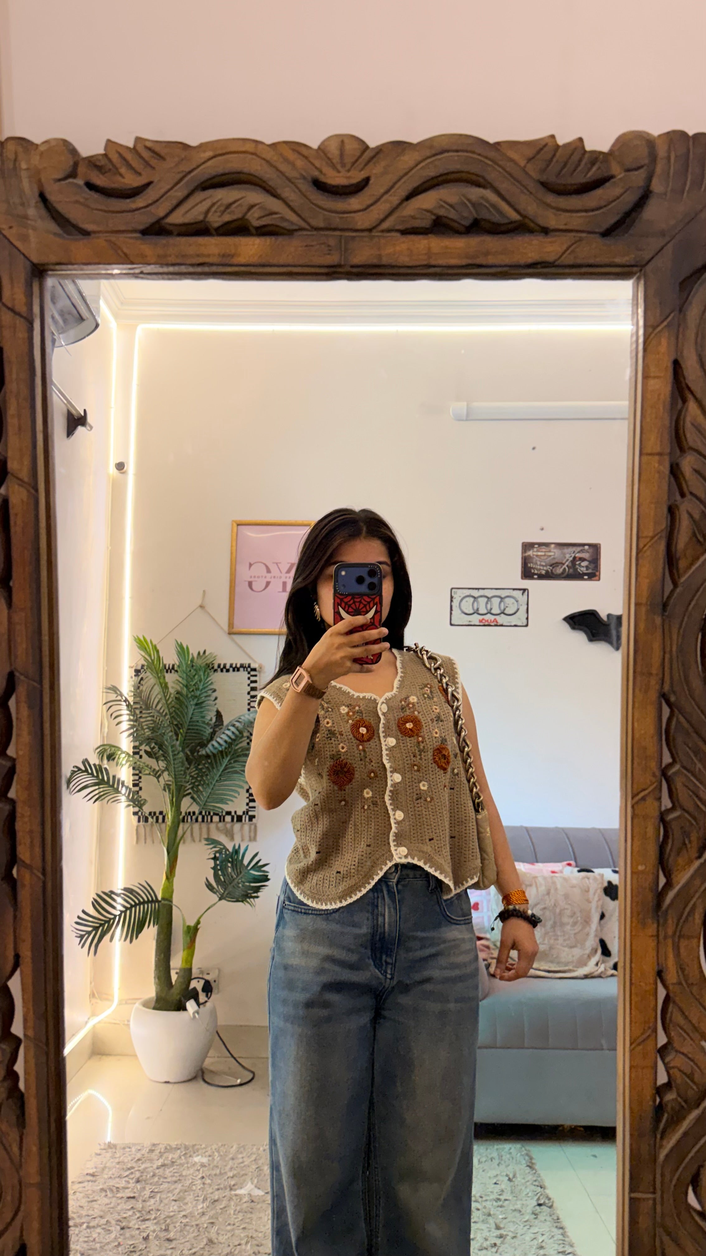 122 Vintage Top ( saiyaara movie top) 30-34 bust