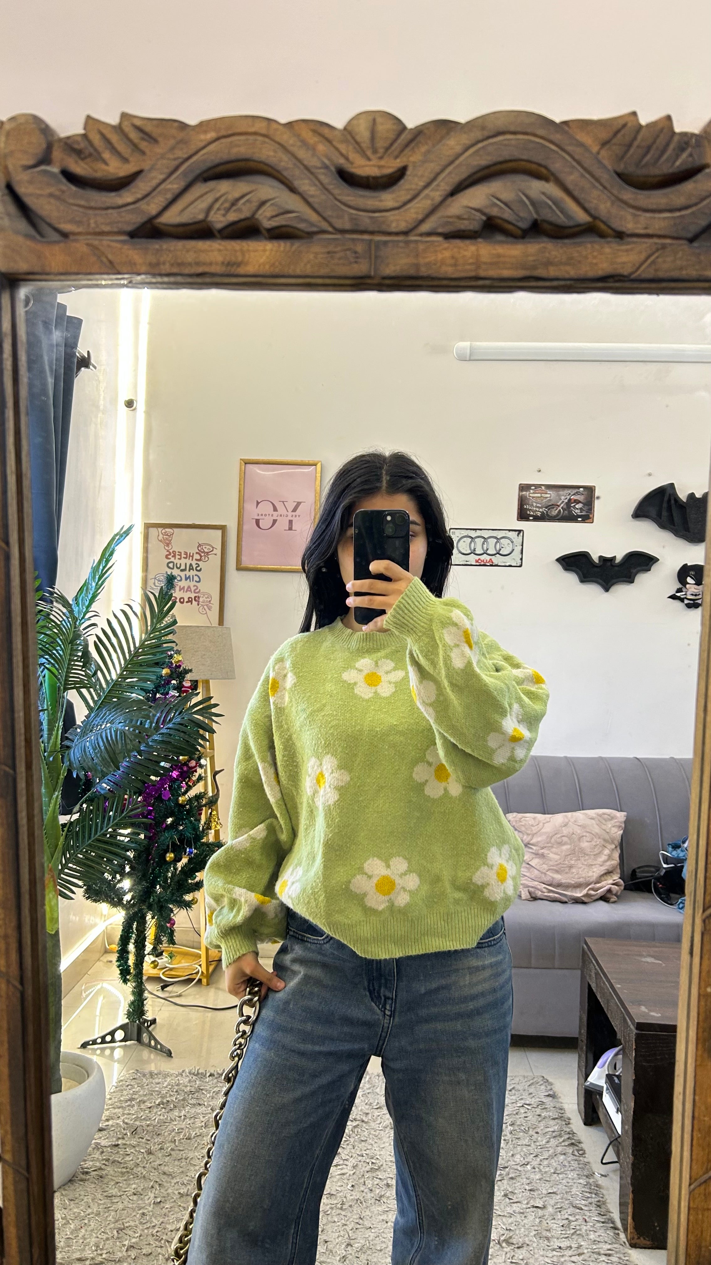 Cute Sweater thrifted S