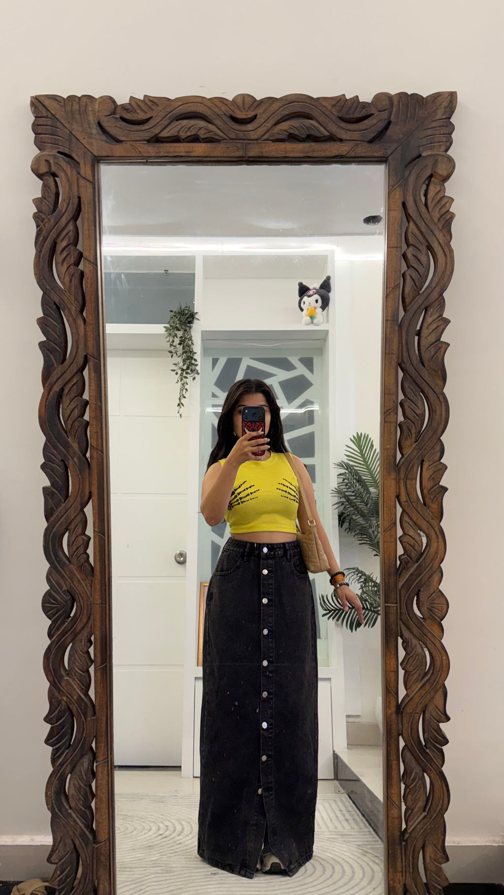 60 Pinterest Denim Skirt 28 waist/l:39