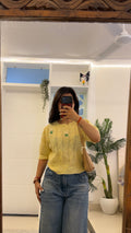 22 cute top (check close up) 30-36 bust