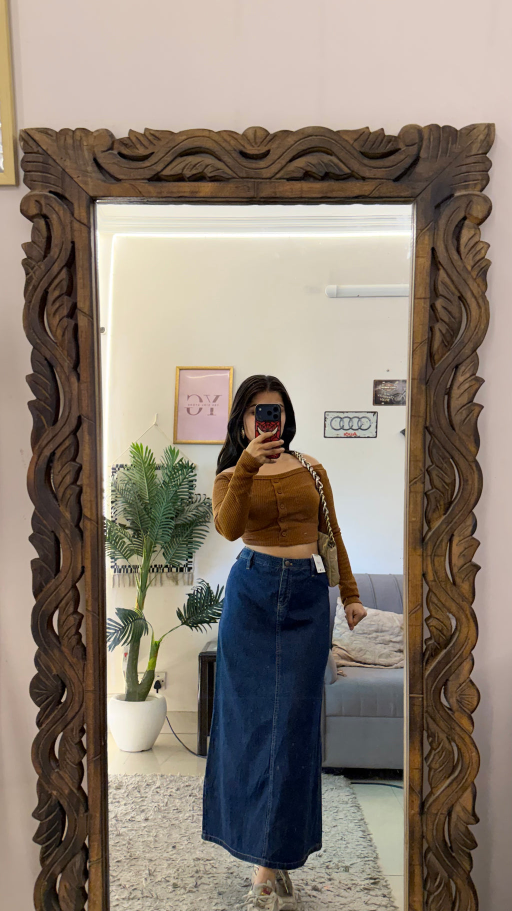 41 Pinterest Denim Skirt W27/32L