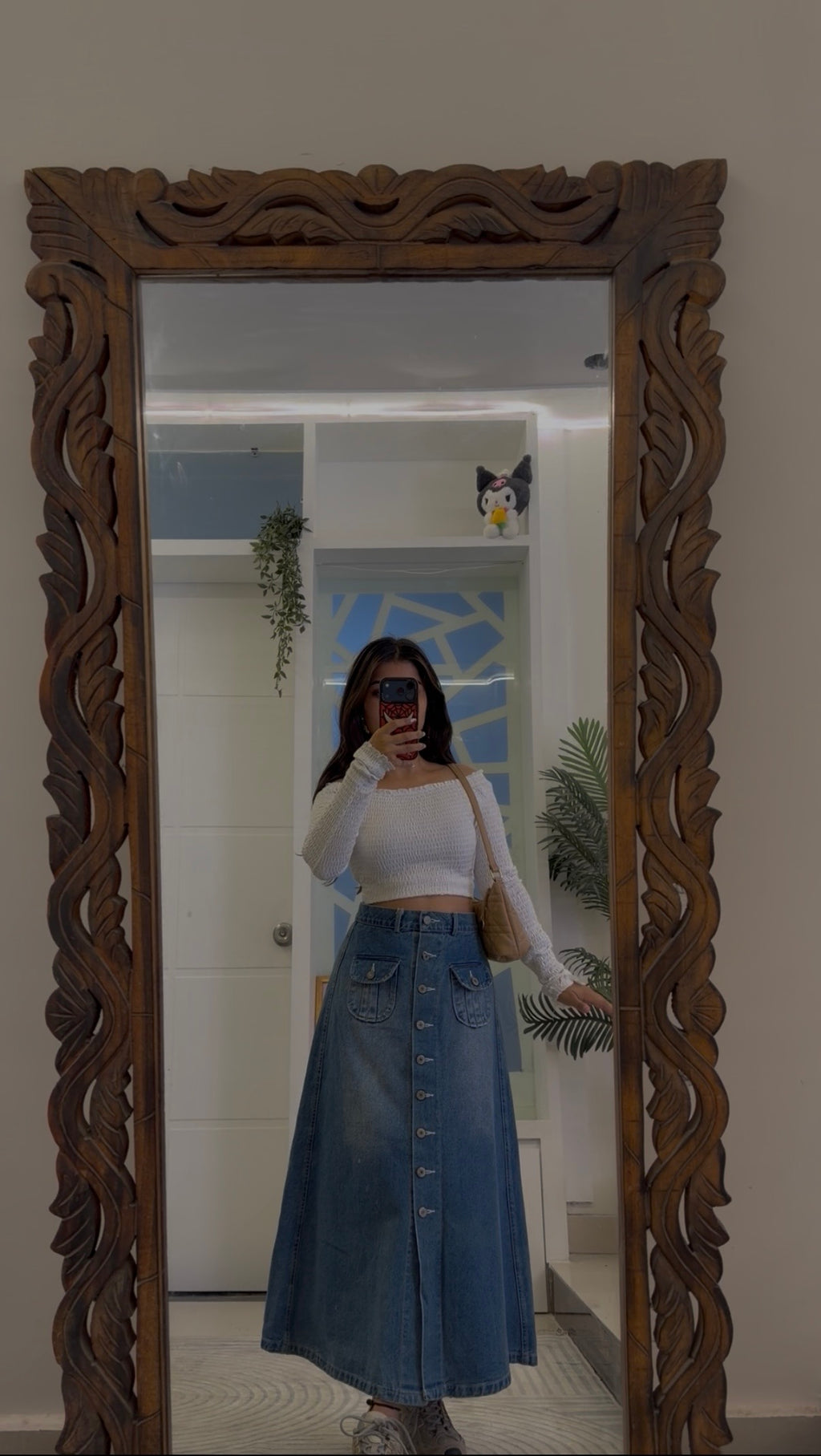 12 Pinterest Denim Skirt 28.5 waist/l:31