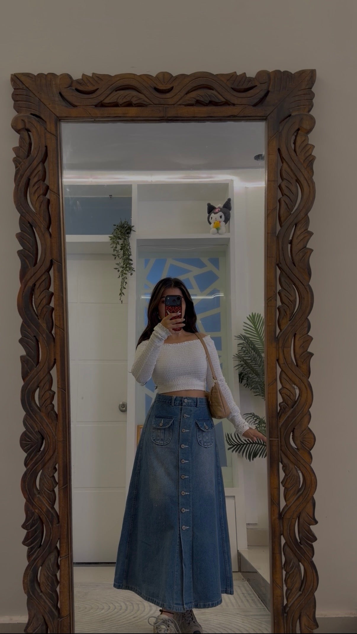 12 Pinterest Denim Skirt 28.5 waist/l:31
