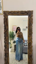 4 Vintage denim skirt W30/38L