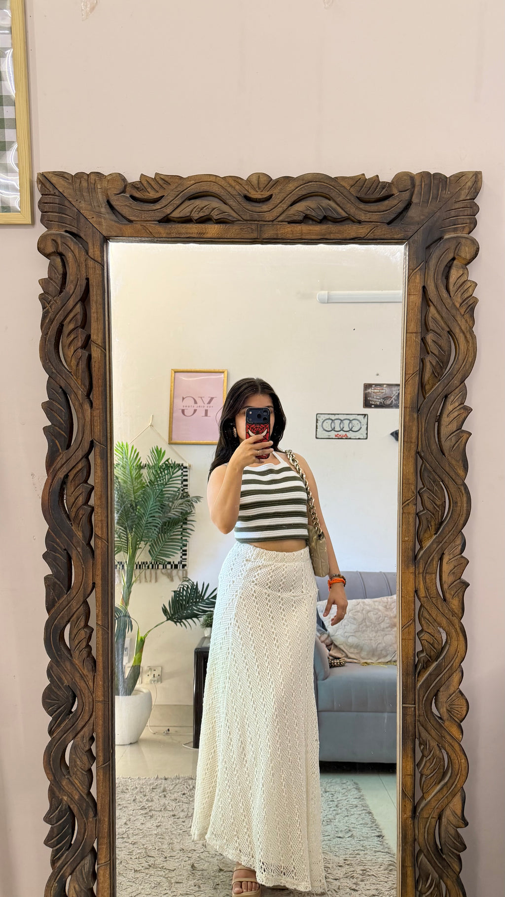 84 crochet skirt 26-30w/40L
