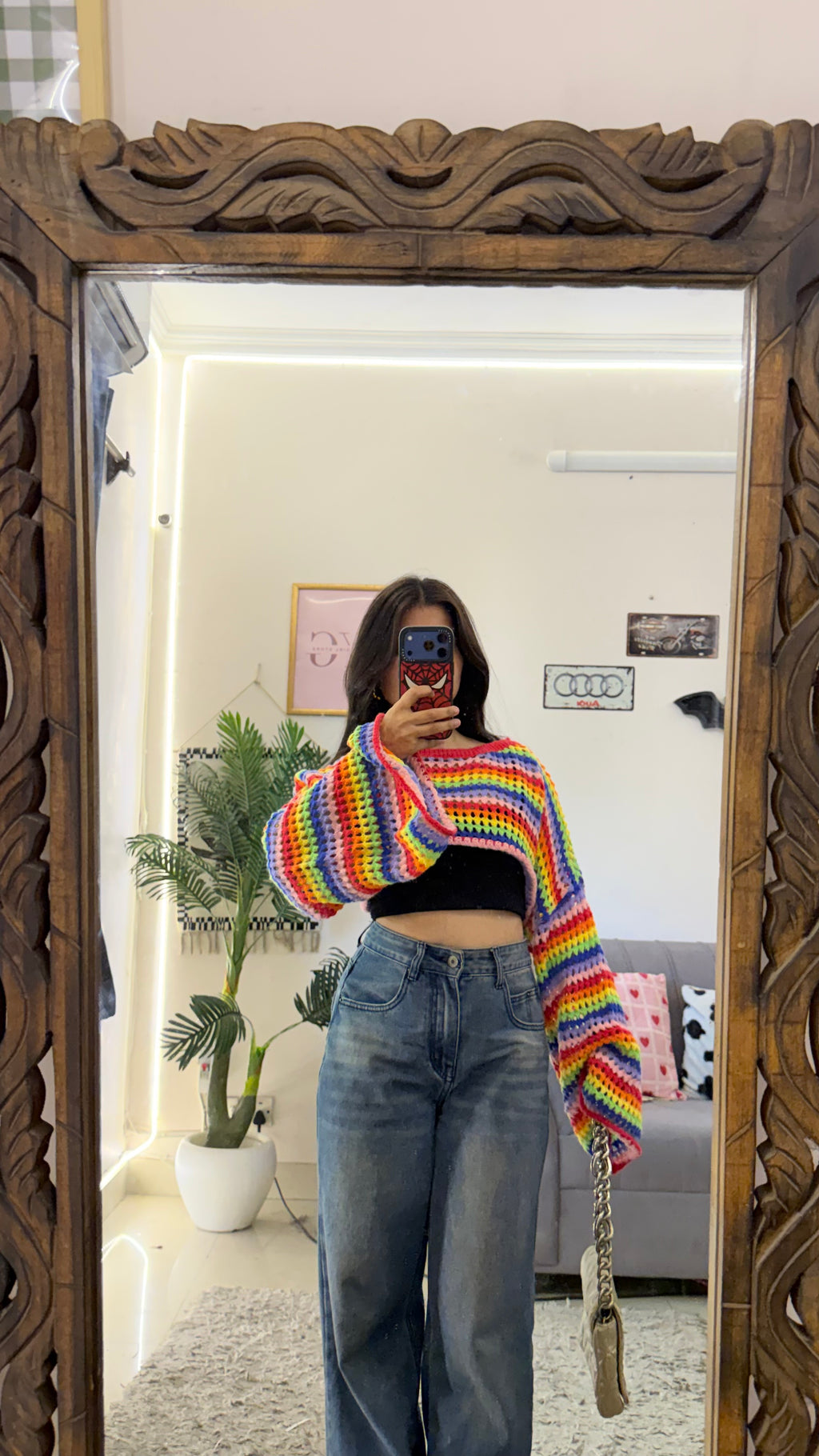 151 Cute retro top M