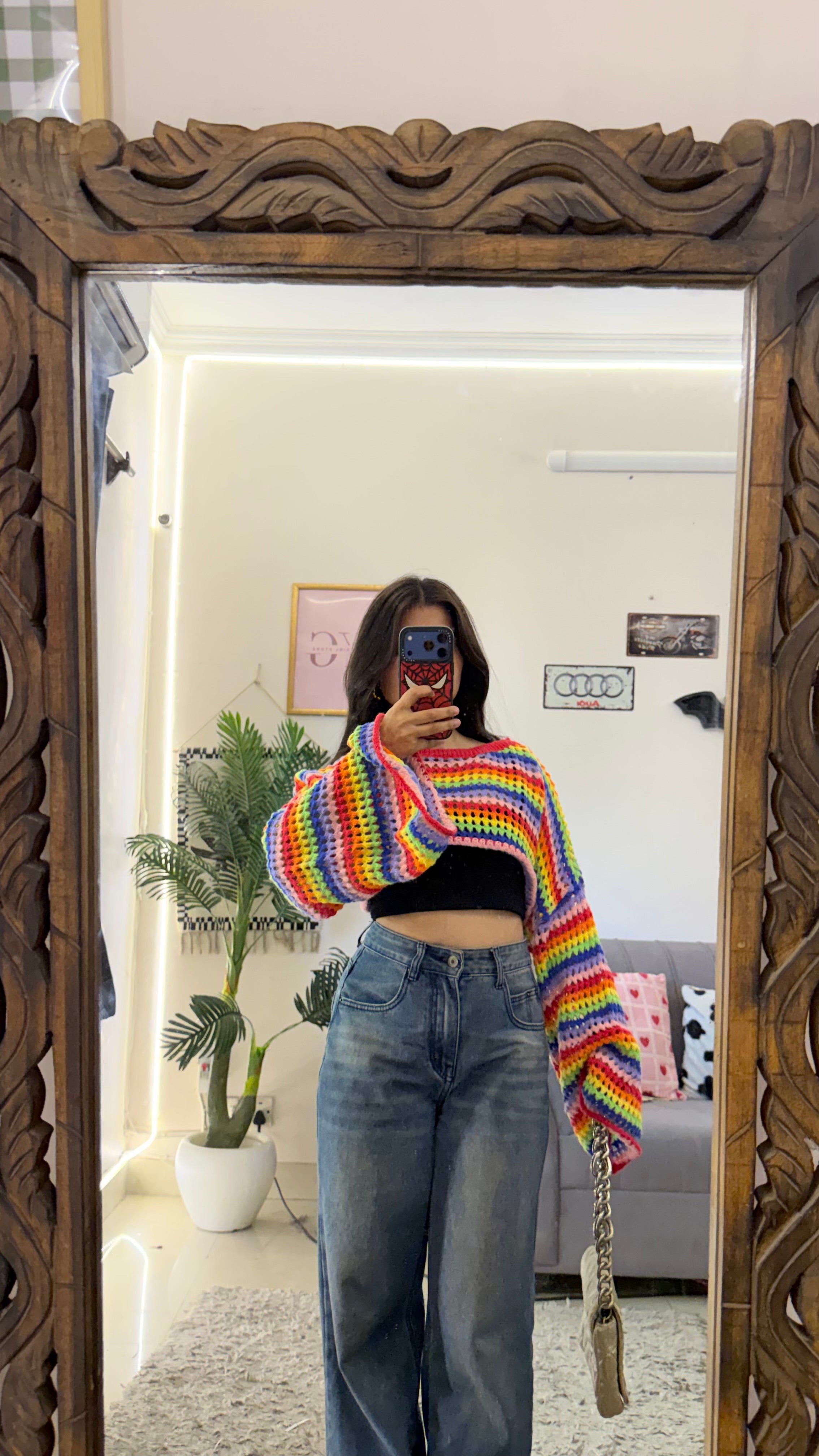 151 Cute retro top M