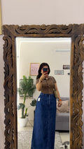81 Pinterest denim skirt W34/39L