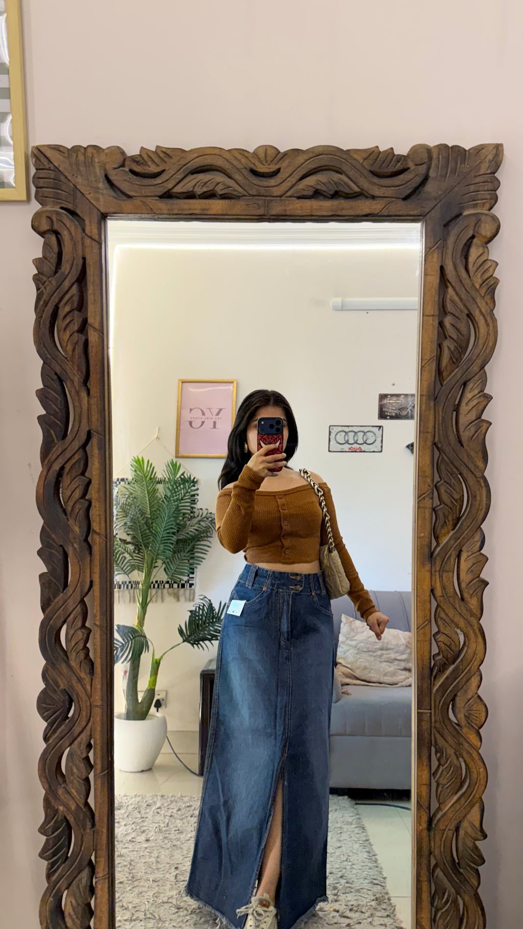 37 Pinterest denim skirt W30/37L