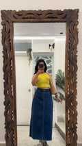 56 Pinterest Denim Skirt 32 waist/l:33