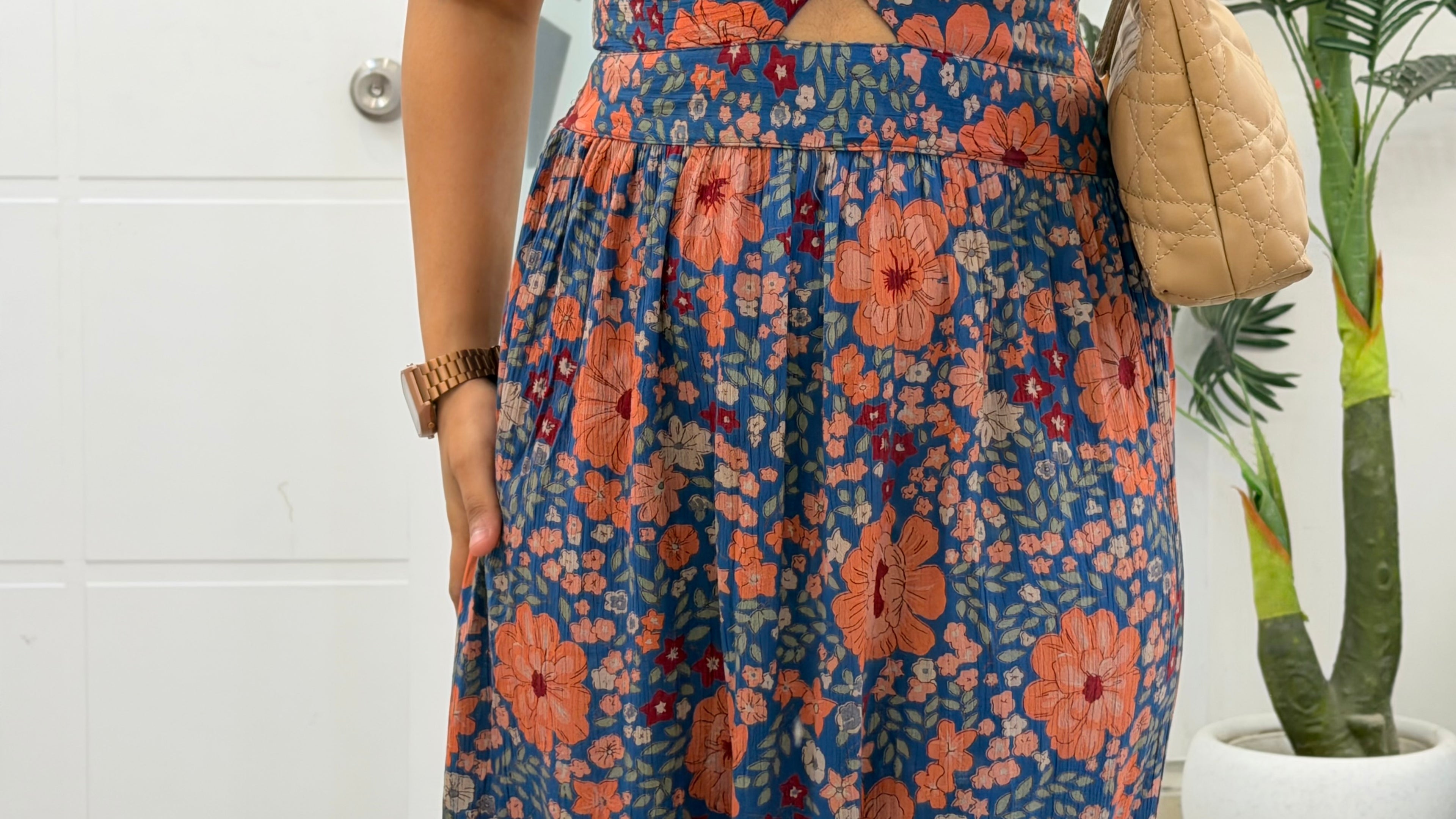 6 summer dress 30-35 bust/l:55