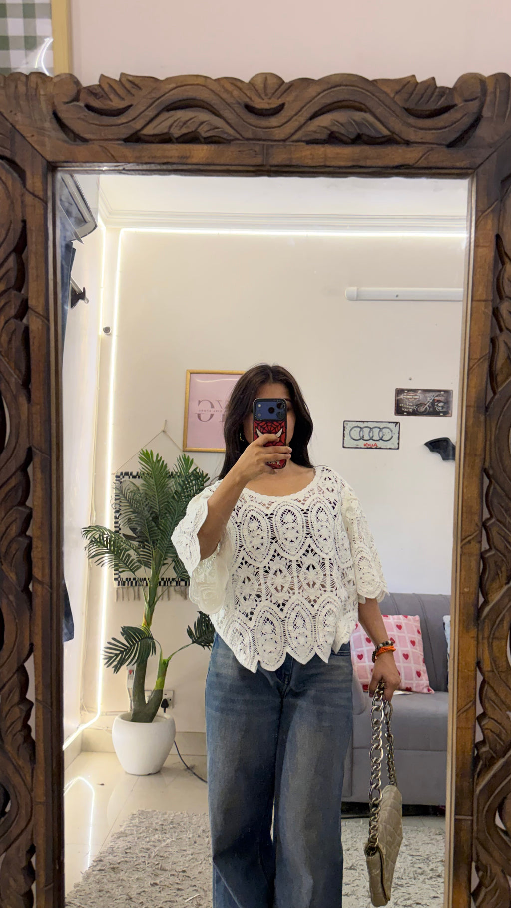 166 cute retro top 34-38 bust