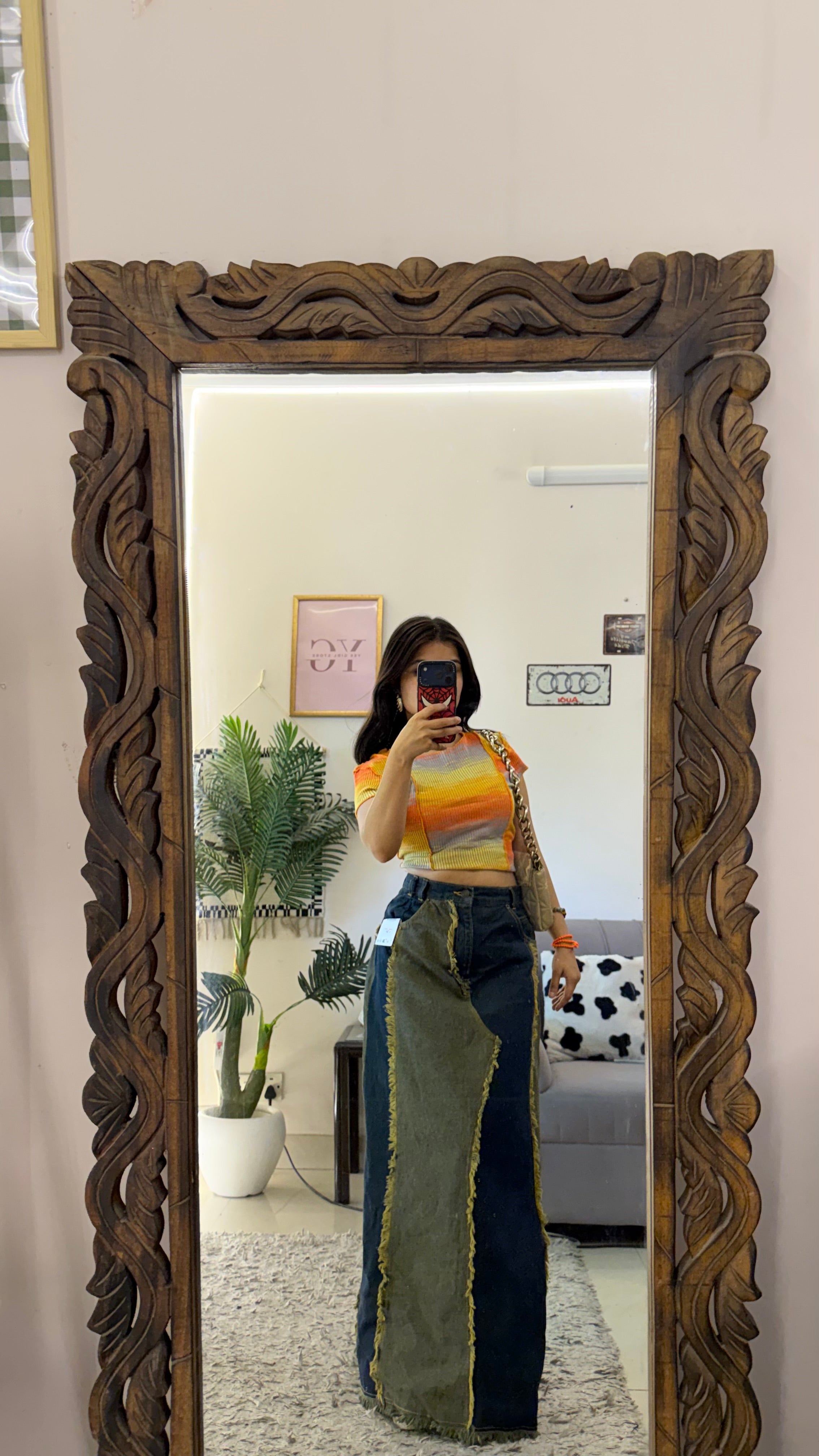 1 Denim Skirt W26/39L