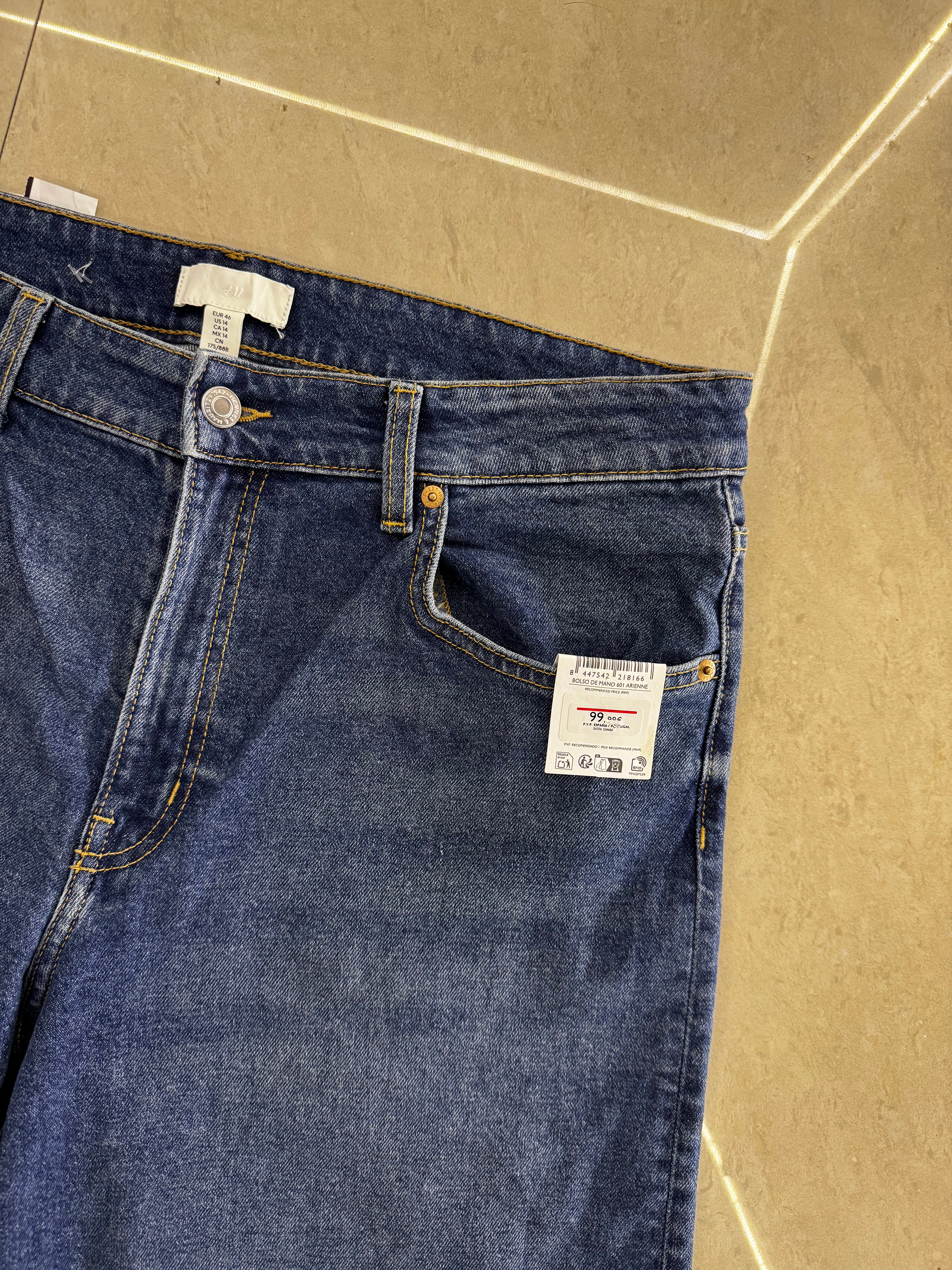 13) Vintage jeans waist:36/l:38/inceam:13/hips:44