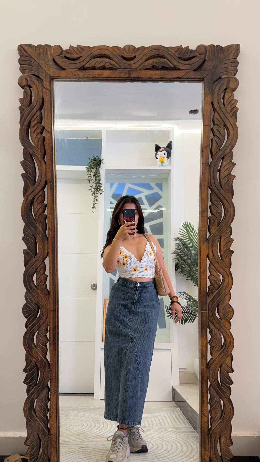 7 Pinterest Denim Skirt 32 waist/l:34