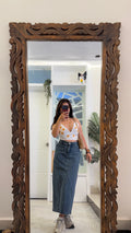 7 Pinterest Denim Skirt 32 waist/l:34