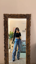 41 ZARA JEANS SIZE 40 (W34/L42/Hips42/Thighs24/Rise10)