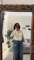 176 cute retro top 34-36 bust