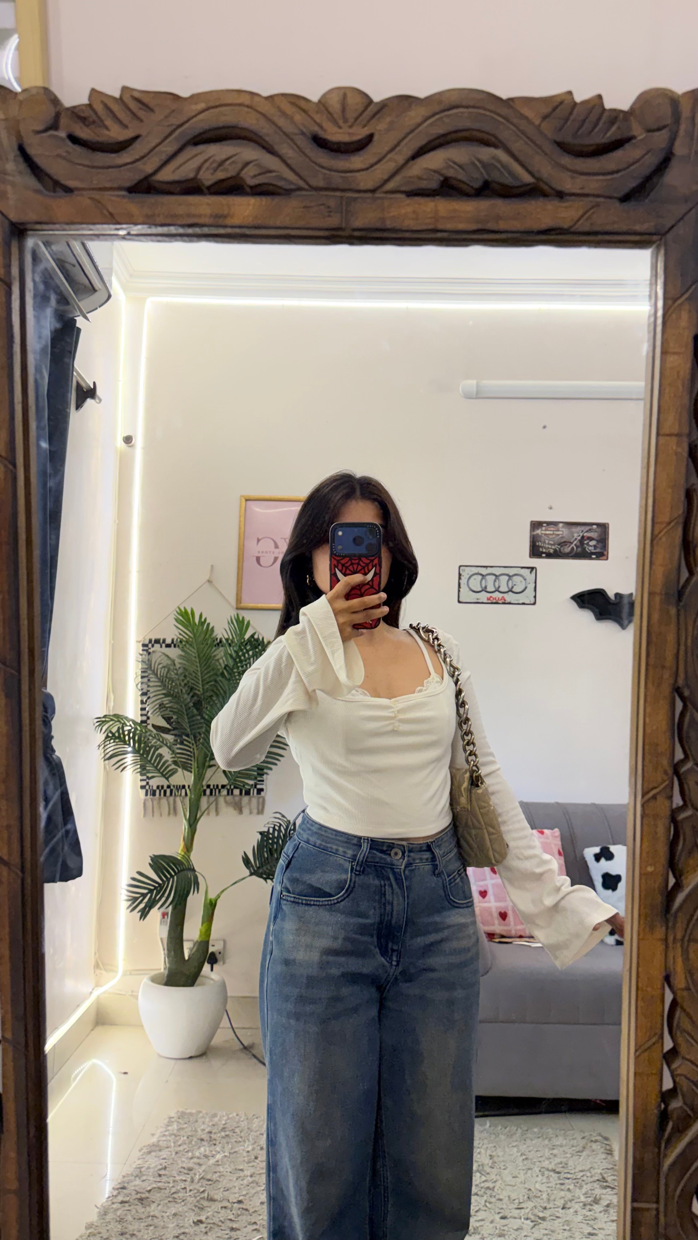 176 cute retro top 34-36 bust