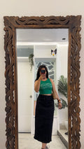 44 Denim Skirt 28 waist/l:30
