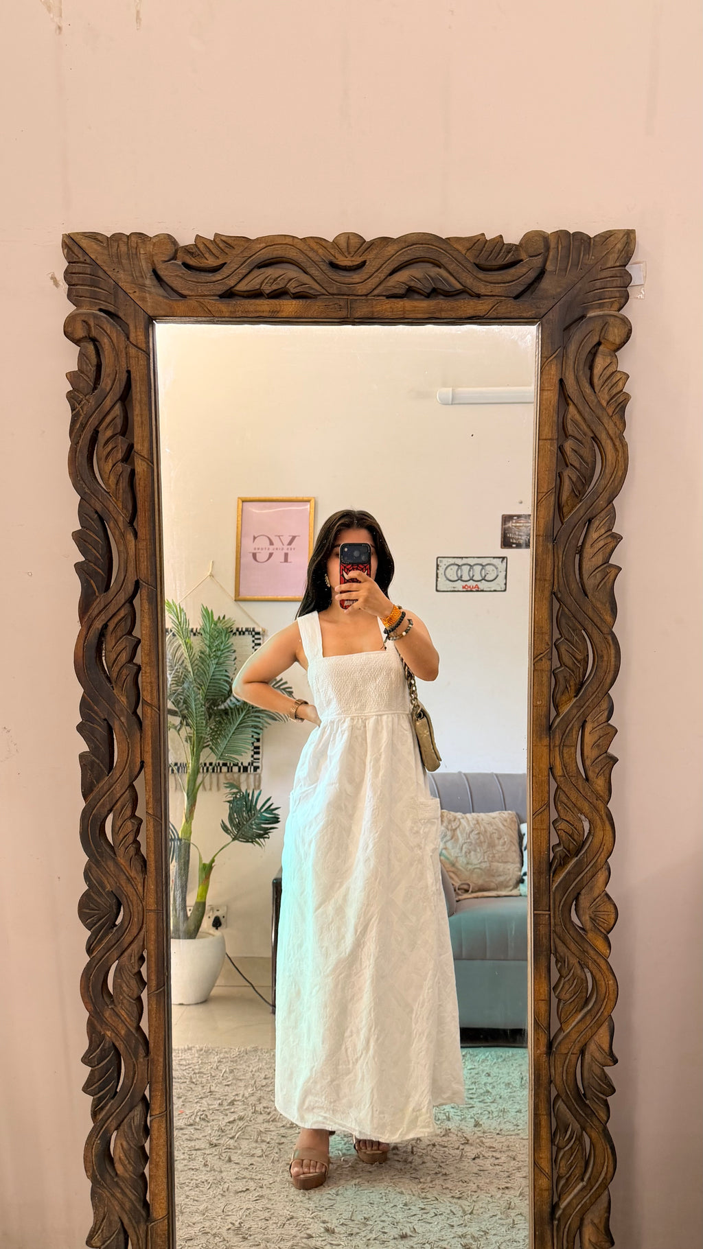157 classy summer dress FREESIZE/47L