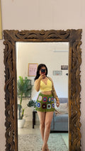 61) crochet skirt 26-28 waist/l12