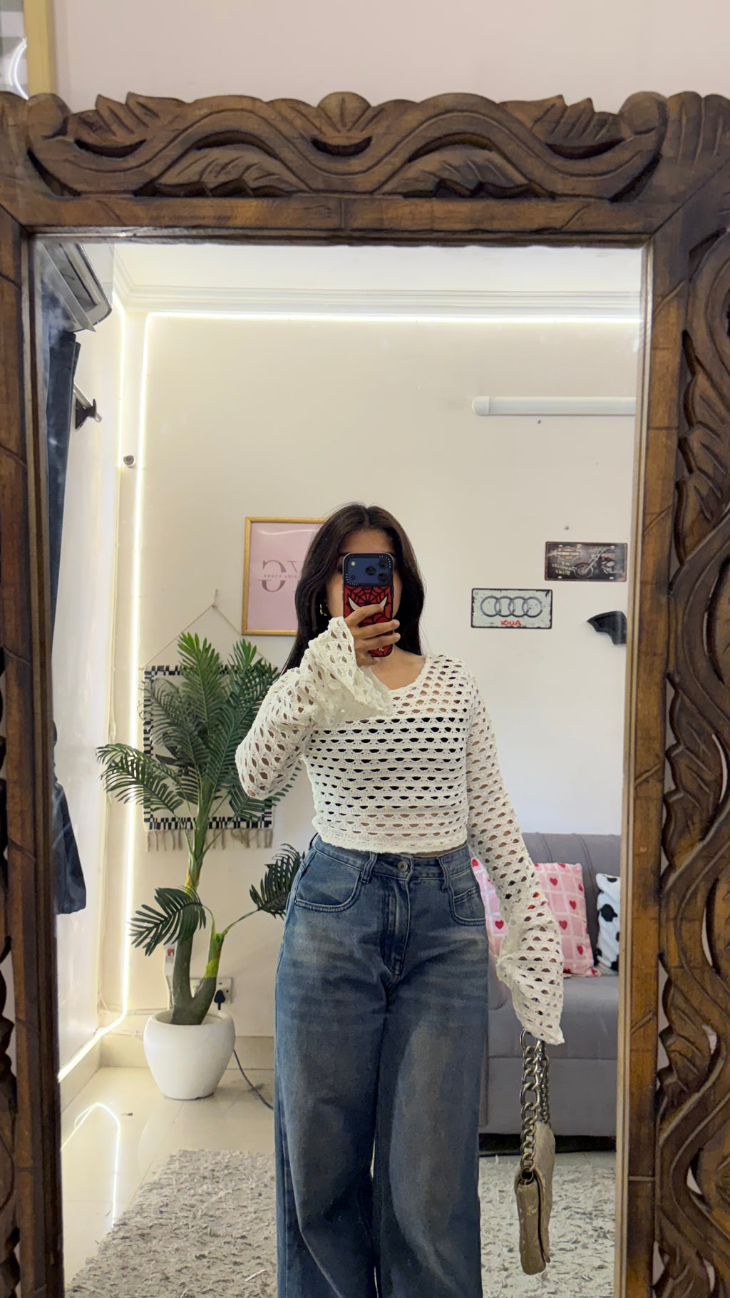 154 cute retro top 30-32 bust