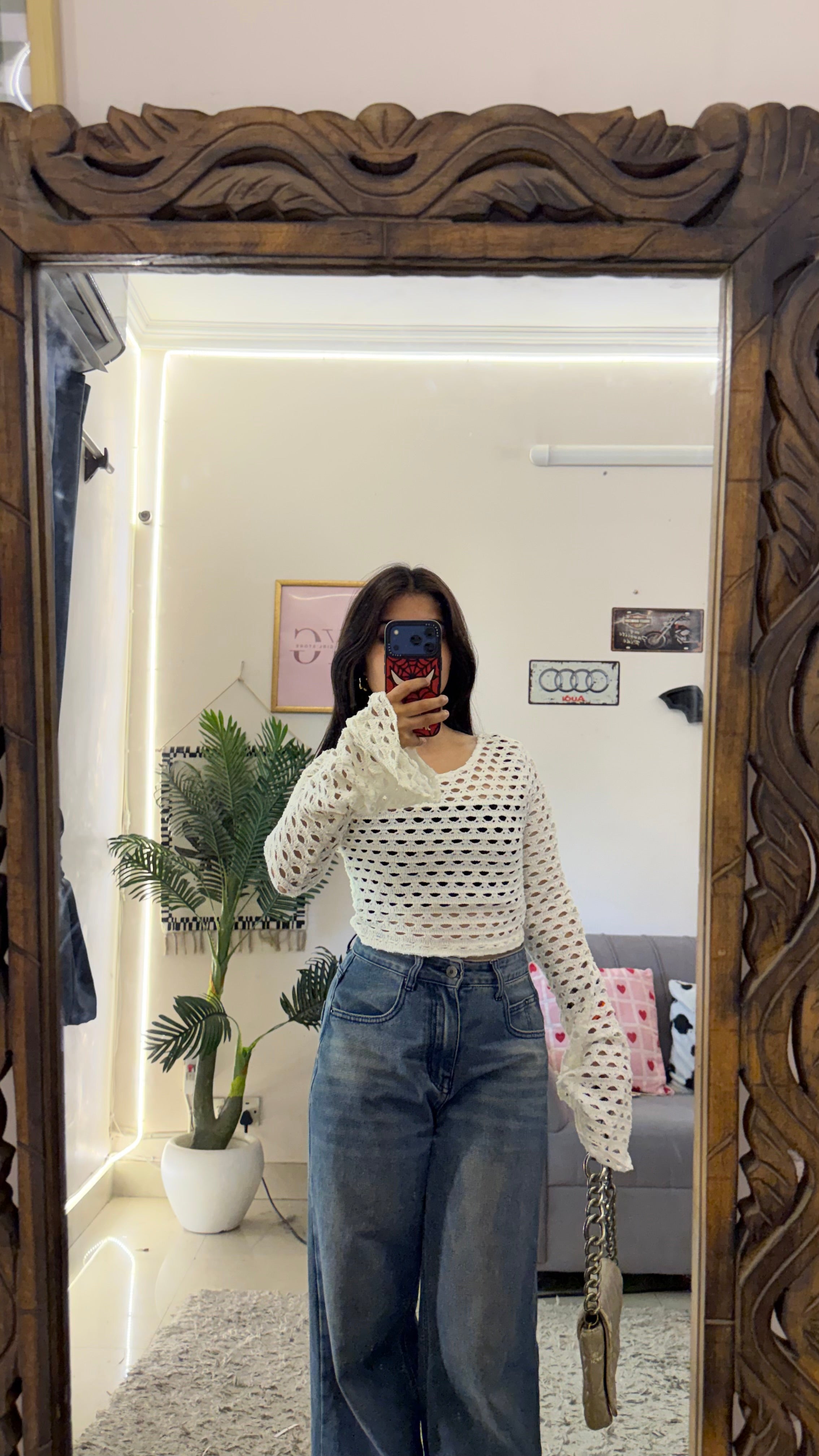 154 cute retro top 30-32 bust