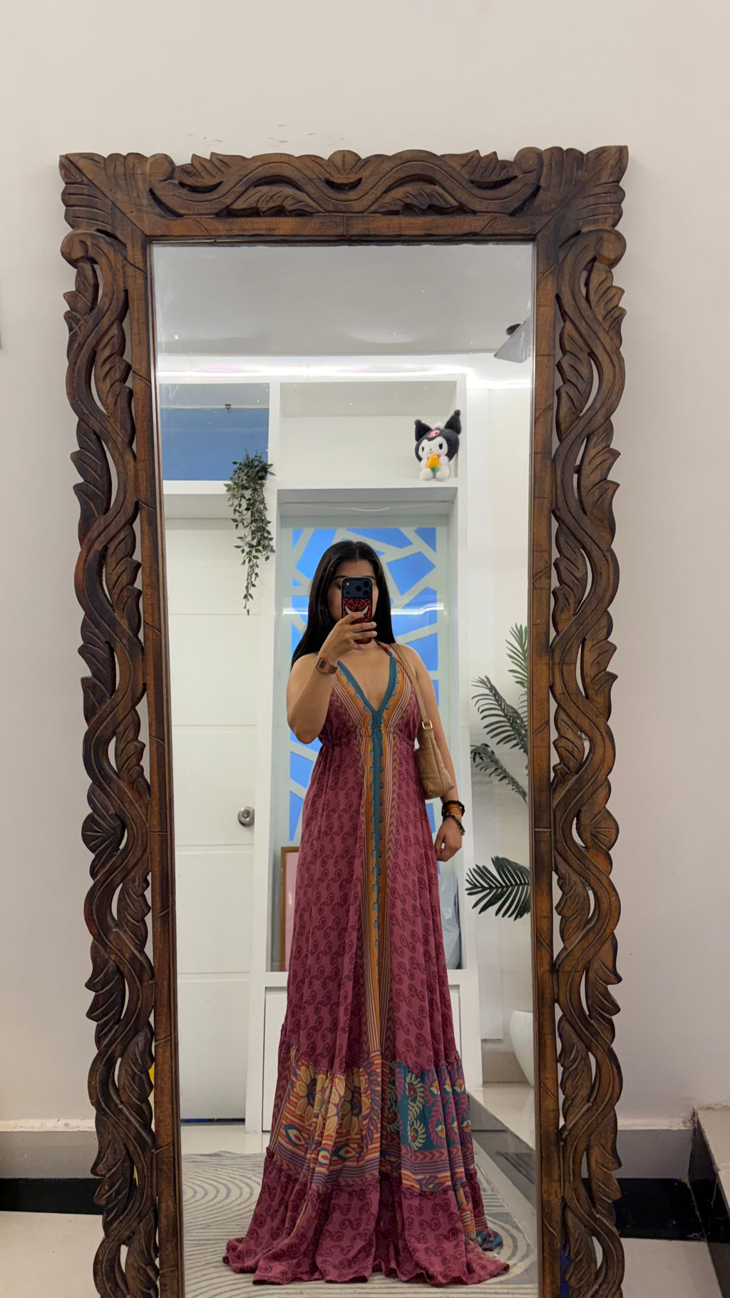 47 classy dress free size upto 36 bust