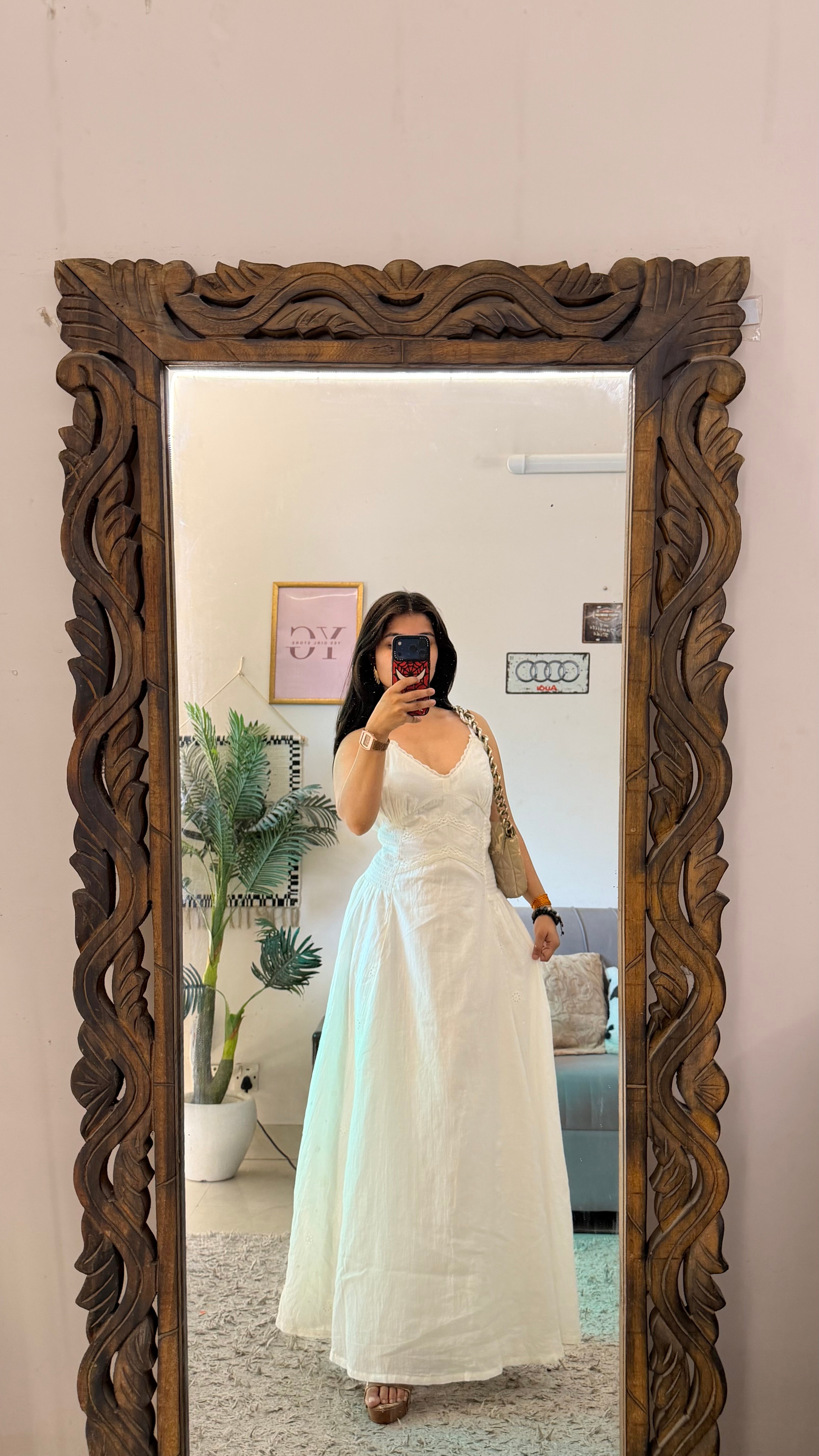 156 classy summer dress bust34-36/50L