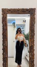 84 Cute Crochet Skirt 26-30 waist/l:35