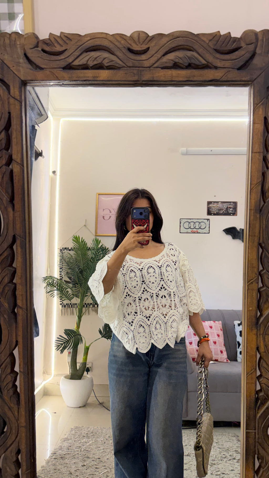 166 cute retro top 34-38 bust