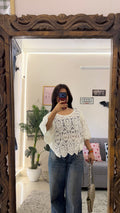 166 cute retro top 34-38 bust
