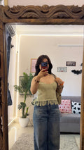 105 vintage top 28-32 bust