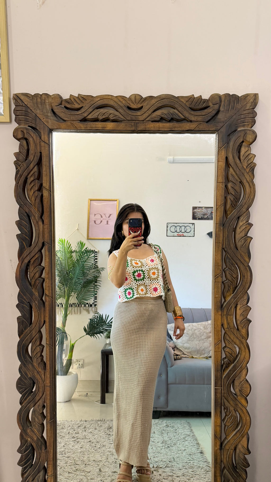81 crochet skirt 24-28w/38L