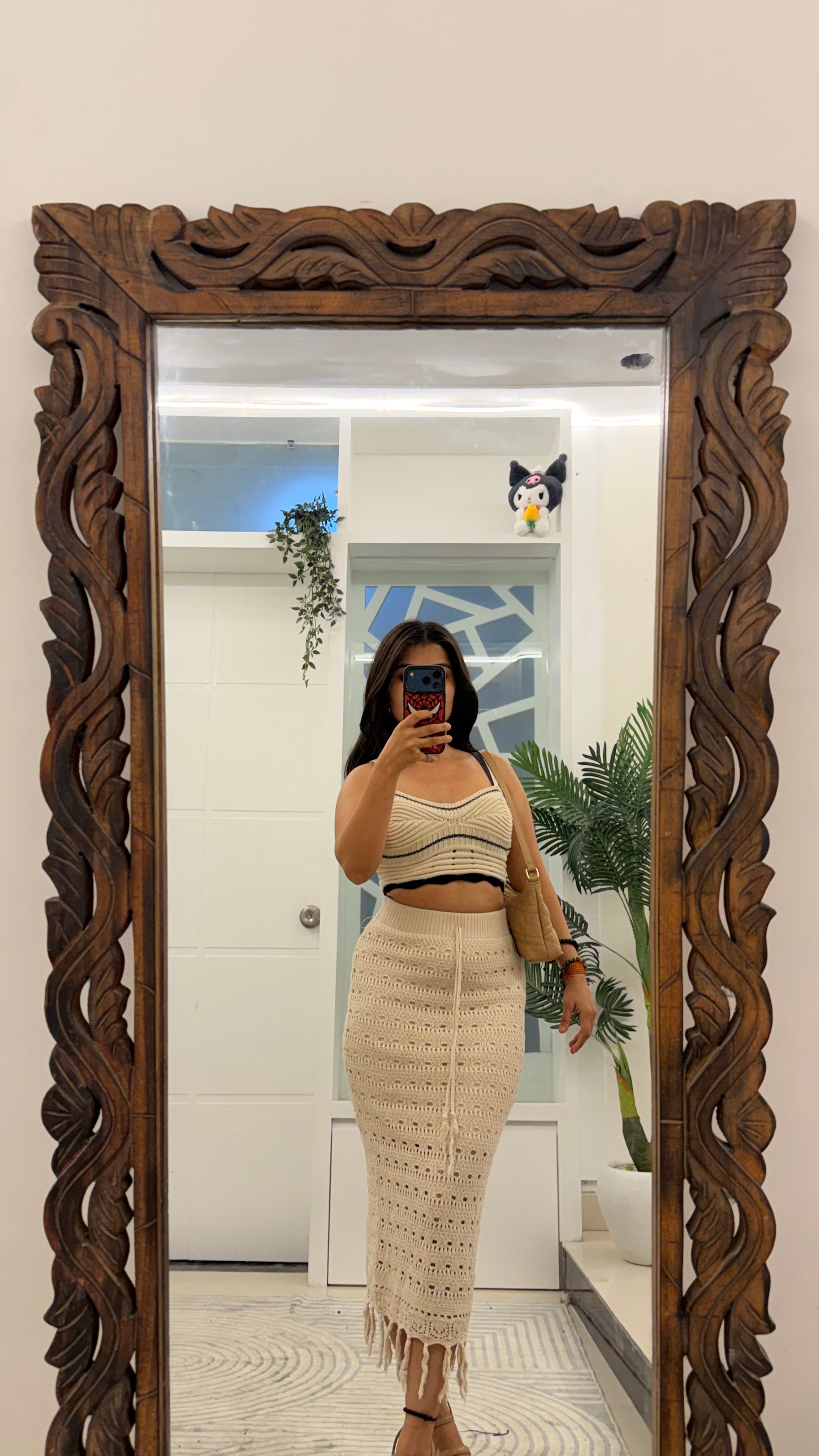 46 crochet skirt 24-28 waist/l: 31