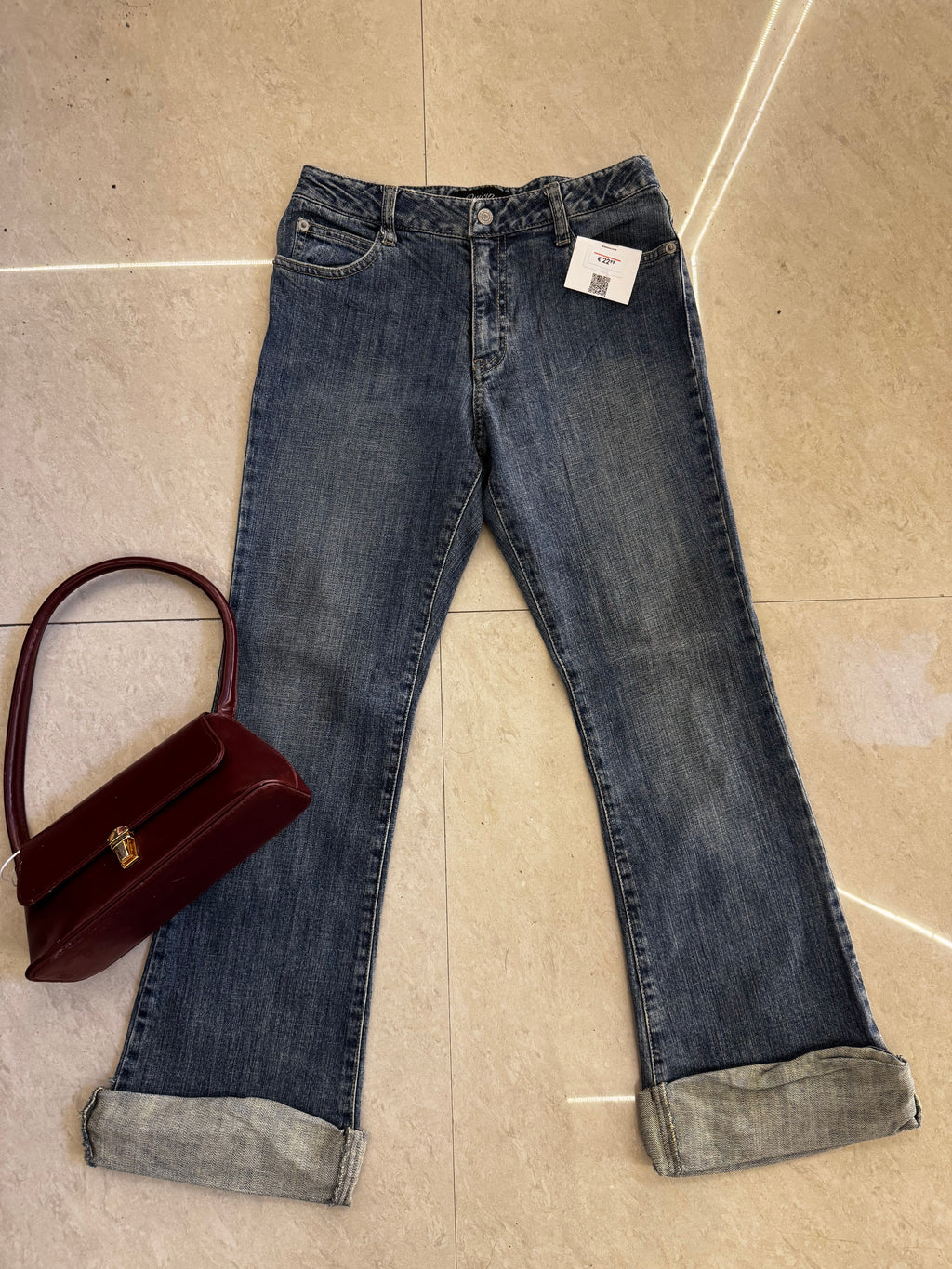 9) Vintage jeans waist:26/l:34/inceam:9/hips:34