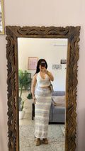 46) crochet skirt 28-30 waist/l:36