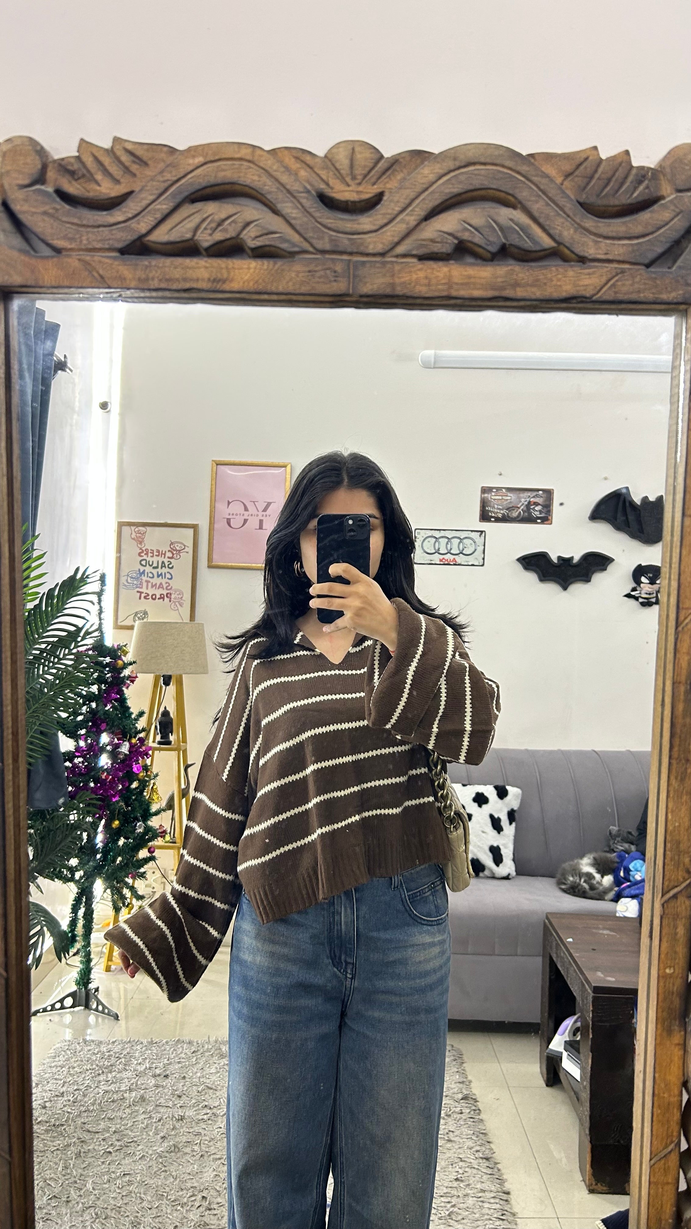 65 cute sweater L