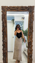 75 Summer Crochet Skirt 26-30 waist /l: 36