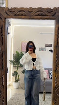 152 retro cute top 34-36 bust