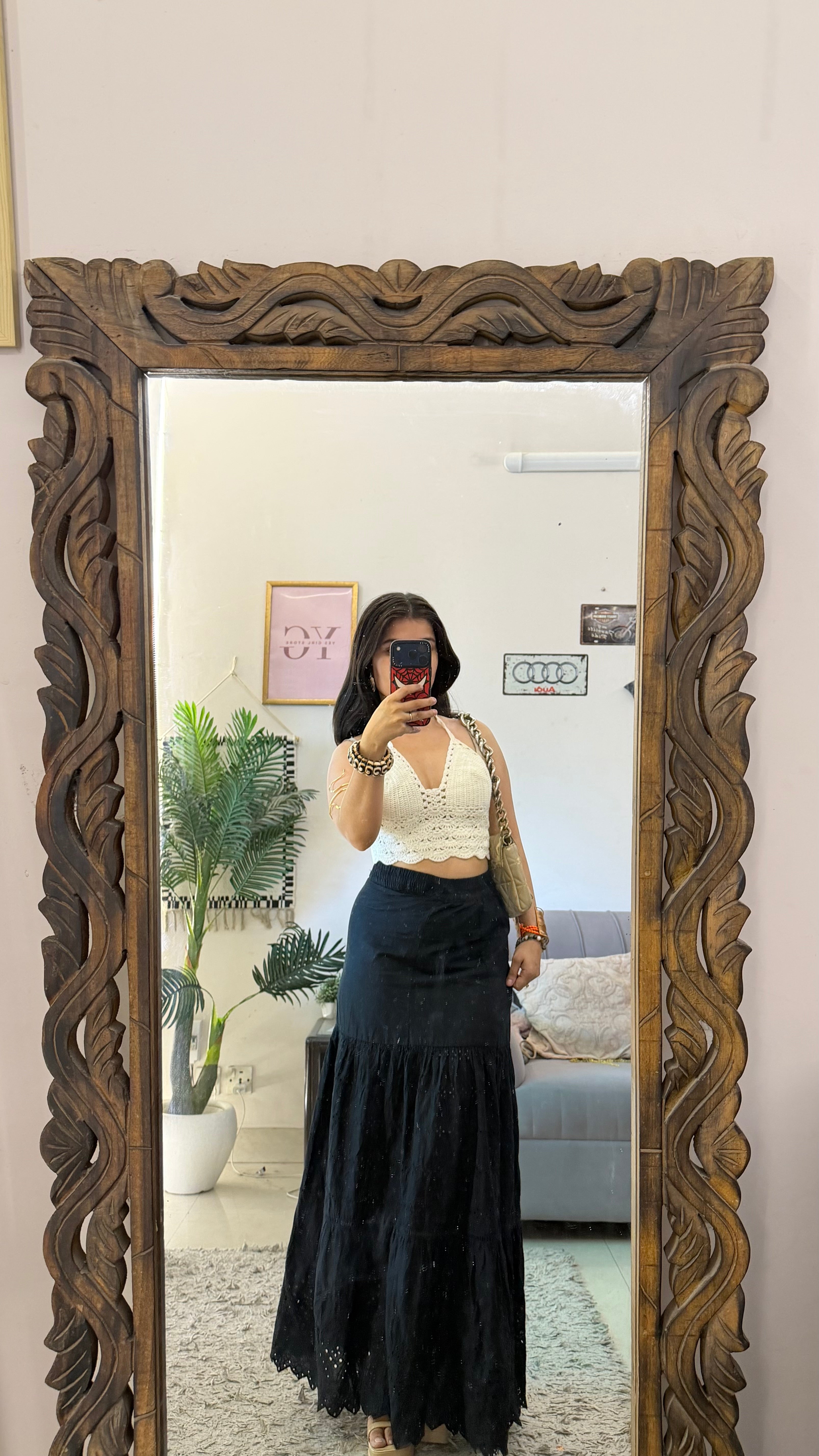89 crochet skirt 26W/39L