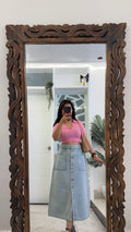 25 Pinterest Denim Skirt 30 waist/l:30