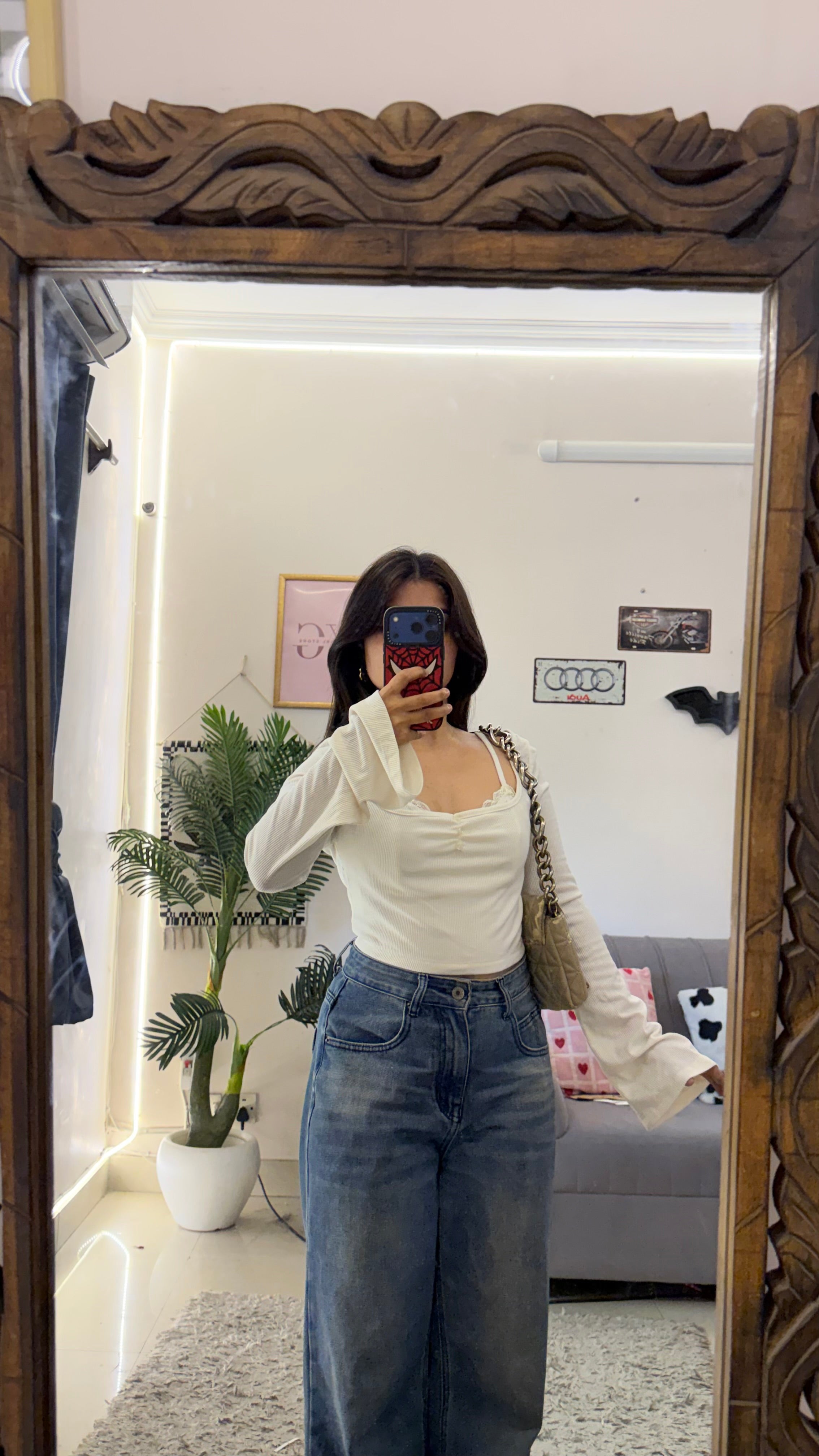 176 cute retro top 34-36 bust